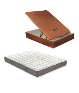 Pack Colchón viscoelástico y Canapé de madera Pikolin Ref P80000