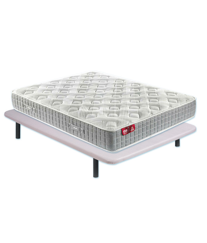 Pack Pikolin, Colchón de muelles ensacados modelo Party y Base Tapizada Ref P442000