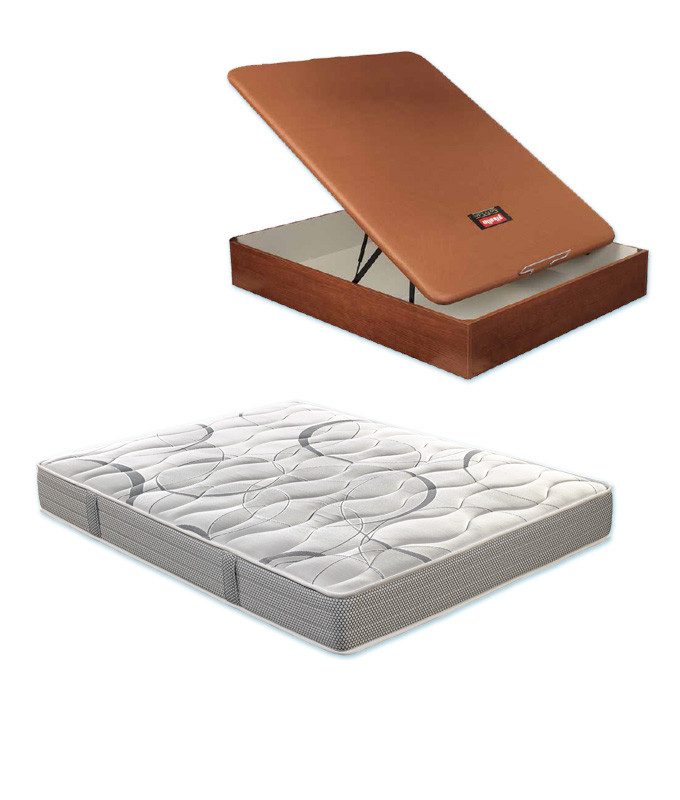 Pack Colchón de muelles Ensacados y Canapé de madera Pikolin Ref P78000