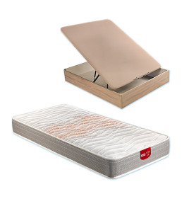 Pack Pikolin, Colchón modelo Pear y Canapé madera Ref P190000