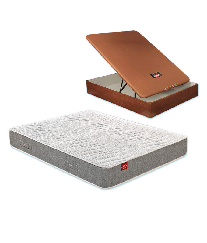 Pack Pikolin, Colchón Modelo Europa y Canapé de Madera Pikolin Ref P321000