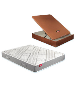 Pack Pikolin, Colchón de Muelles Modelo Arce y Canapé de Madera Pikolin Ref P361000