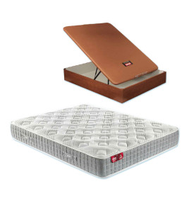 Pack Pikolin, Colchón de muelles ensacados modelo Podium Plus y Canapé de Madera Pikolin Ref P443000