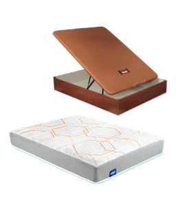 Pack Bultex, Colchón Bultex modelo Draco con Memory Foam y Canapé madera Pikolin Ref P283000