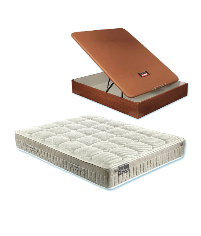 Pack Pikolin, colchón modelo Livepik y Canapé de madera Pikolin Ref P103000