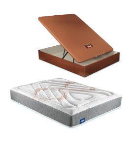 Pack Bultex, Colchón Bultex modelo Casiopea y Somier multiláminas SG16 Ref P166000