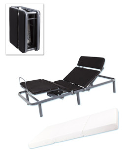 Pack Cama articulada plegable y colchón viscoelástico Ref DB13000