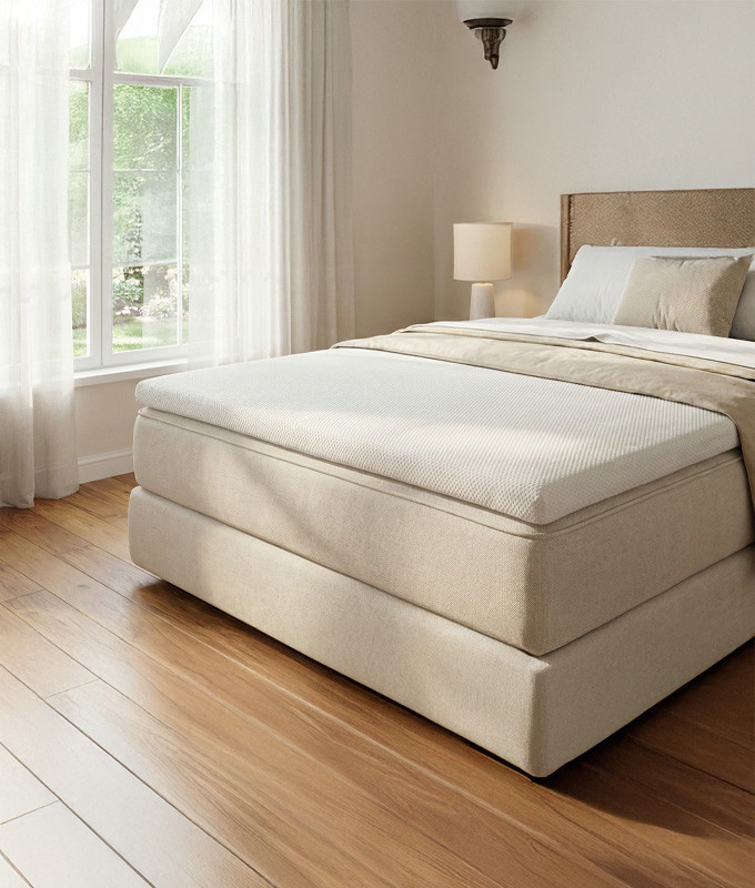 Topper Viscoelástico con tratamiento Aloe Vera y acabado Jacquard Ref PH25000