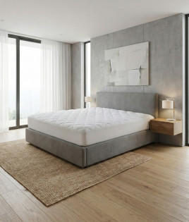 Topper de Fibra Tacto pluma con Sistema Americano de Ajuste al Colchón Ref J11000