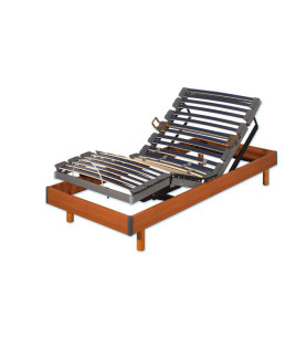Somier Articulable Eléctrico Pikolin modelo Futurlam Eléctrico con bastidor en madera Ref P32100