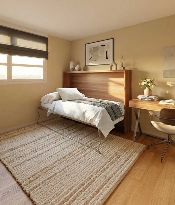 Cama Abatible Horizontal sobreelevada, mayor comodidad para subir y bajar de la cama Ref N84000