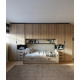 Dormitorio puente con cama nido y armarios laterales Ref YC519