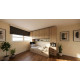 Dormitorio puente con cama nido y armarios laterales Ref YC520