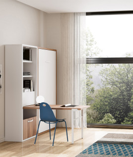 Mesa de estudio abatible con librería Ref N68000