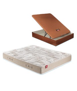 Pack Pikolin, Colchón de Muelles Modelo Sella Pocket y Canapé de Madera Pikolin Ref P452000