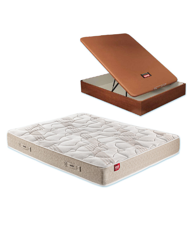 Pack Pikolin, Colchón de Muelles Modelo Sella Pocket y Canapé de Madera Pikolin Ref P452000