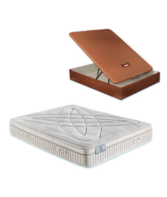 Pack Bultex, Colchón Bultex modelo Focus y Canapé madera Pikolin Ref P122000