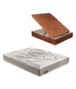 Pack Bultex, Colchón Bultex modelo Bit y Canapé madera Pikolin Ref P125000