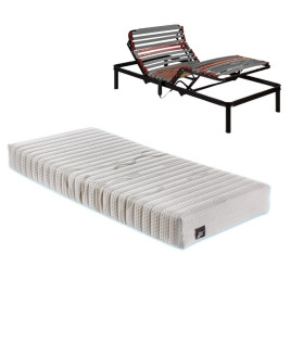 Pack de Colchón Bultex Neo modelo Sim Art y Somier Articulable Futurlam Metálico Ref P129000
