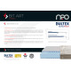 Pack de Colchón Bultex Neo modelo Bit Art y Somier Articulable Futurlam Metálico Ref P130000