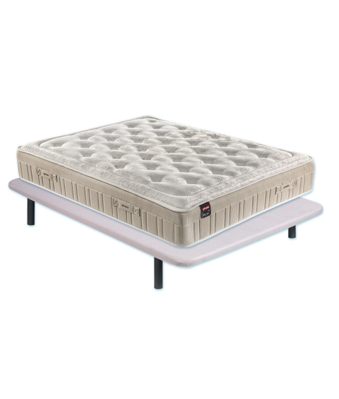 Pack Pikolin, Colchón Pikolin modelo Milenium con muelles ensacados y Base tapizada Ref P138000