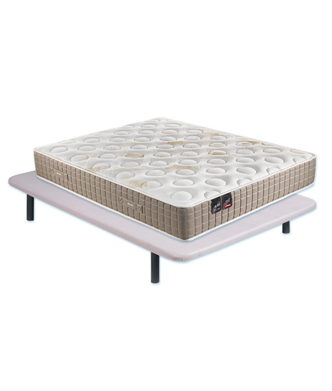 Pack Pikolin, Colchón de Muelles Modelo Zeus y Base tapizada Ref P142000