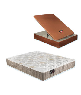 Pack Pikolin, Colchón de Muelles Modelo Zeus y Canapé de Madera Ref P143000
