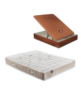 Pack Pikolin, Colchón de Muelles Modelo King Pocket y Canapé de Madera Ref P147000