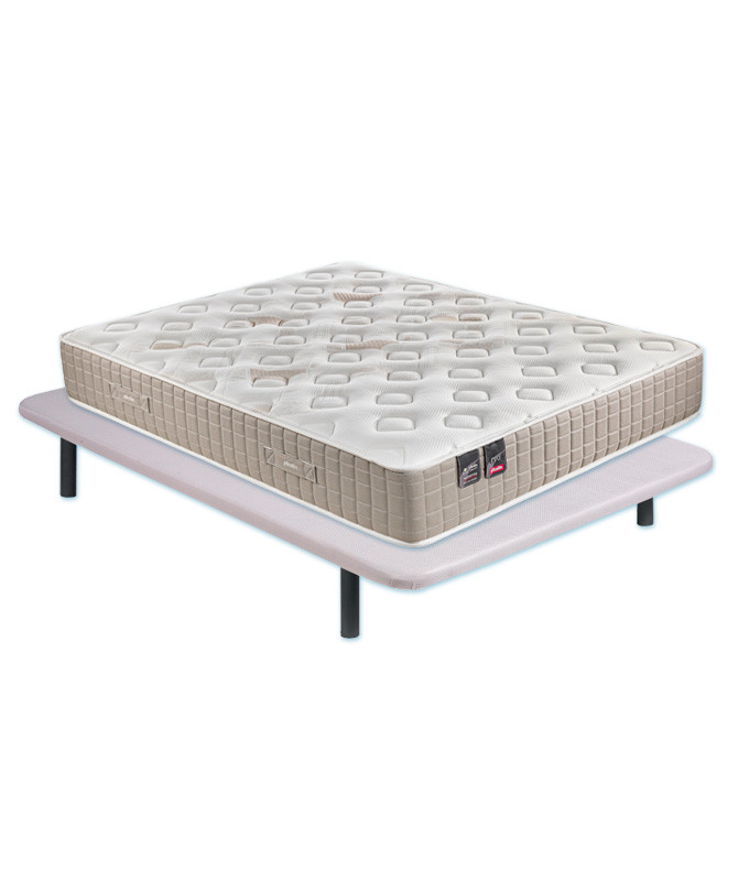 Pack Pikolin, Colchón de Muelles Modelo King y Base tapizada Ref P150000