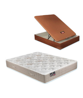 Pack Pikolin, Colchón de Muelles Modelo King y Canapé de Madera Ref P151000