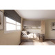 Dormitorio puente con cama nido y armario Ref YC527