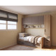Dormitorio puente con cama nido y armario Ref YC527