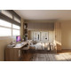 Dormitorio puente con cama nido, armario y escritorio Ref YC528