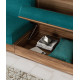 Dormitorio con cama abatible matrimonial, armarios y Sofá Ref N22