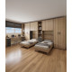 Dormitorio puente con camas, armarios y escritorio Ref YC539