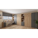 Dormitorio con camas abatibles, armarios, estanterías y escritorio Ref YC540