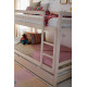 Litera fabricada en madera de pino con arrastre inferior Ref TA18