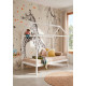 Cama infantil con forma de casa fabricada en madera de pino Ref TA03