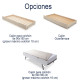 Cama infantil con forma de casa fabricada en madera de pino Ref TA03