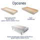 Cama infantil con forma de casa fabricada en madera de pino Ref TA04